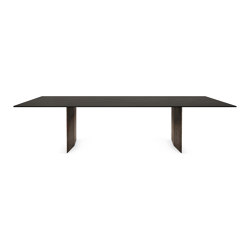 ATOLL Mea induction dining table | Malm Black | Frame legs | Dining tables | ATOLL