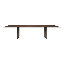 Mea induction dining table | Moma Rusteel | Frame legs | Hobs | ATOLL