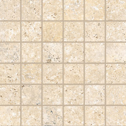 Astrum Ivory Cross Cut Mosaico 30x30 | Ceramic tiles | Ceramiche Supergres