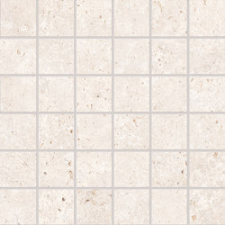 Astrum White Cross Cut Mosaico 30x30 | Ceramic tiles | Ceramiche Supergres