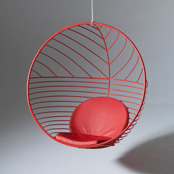 Bubble Hanging Chair Swing Seat - Star Pattern (Red) | Balancelles | Studio Stirling