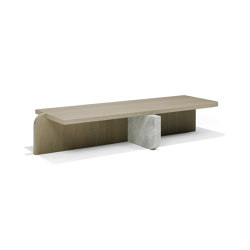 Offset Side Table | Tabletop rectangular | Linteloo