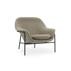 Drape Lounge Chair Low Steel Remix | Poltrone | Normann Copenhagen
