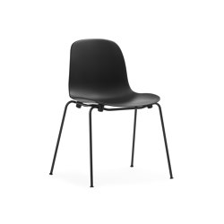 Form Chair Stacking Black Steel Black | Chairs | Normann Copenhagen