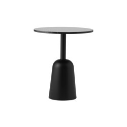 Turn Table Black Marble | Tavolini alti | Normann Copenhagen