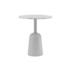 Turn Table White Marble | Tables d'appoint | Normann Copenhagen