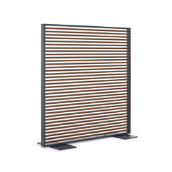 Partition Wall DNA Faux Wood Aluminium |  | GANDIABLASCO