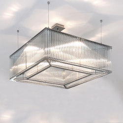 Stilio Uno Quadrat 600 | Suspended lights | Licht im Raum