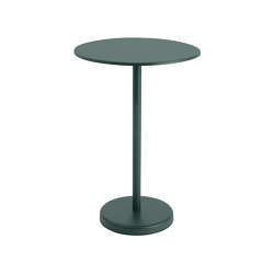 Linear Steel | Café Table | Ø 70 h: 105 cm / 27.6 h: 41.3" | Bistro tables | Muuto