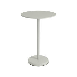 Linear Steel | Café Table | Ø 70 h: 105 cm / 27.6 h: 41.3" | Mesas de bistro | Muuto