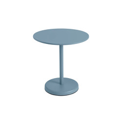 Linear Steel | Café Table | Ø 70 h: 73 cm / 27.6 h: 28.7" | Tables de bistrot | Muuto