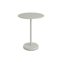 Linear Steel | Café Table | Ø 70 h: 95 cm / 27.6 h: 37.4" | Tables de bistrot | Muuto