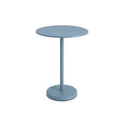 Linear Steel | Café Table | Ø 70 h: 95 cm / 27.6 h: 37.4" | Bistrotische | Muuto