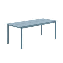 Linear Steel Table | 200 x 75 cm / 78.7 x 29.5" | Tables de repas | Muuto