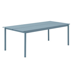 Linear Steel Table | 220 x 90 cm / 86.6 x 35.5" | Tavoli pranzo | Muuto