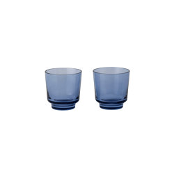 Raise Glasses | Set of 2 - Dark Blue - 20cl | Glasses | Muuto