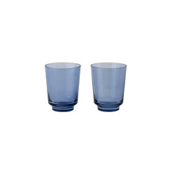 Raise Glasses | Set of 2 - Dark Blue - 30cl | Glasses | Muuto