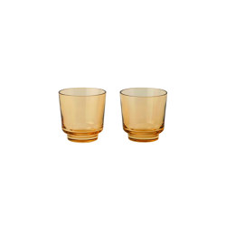 Raise Glasses | Set of 2 - Burnt Orange - 20cl | Glasses | Muuto