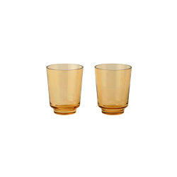 Raise Glasses | Set of 2 - Burnt Orange - 30cl | Glasses | Muuto