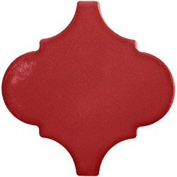 Arabesco 15x15 Lucida A15 Rosso Selenio | Ceramic tiles | Acquario Due