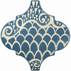 Arabesco Klimt  W316 5 Gold | Ceramic tiles | Acquario Due