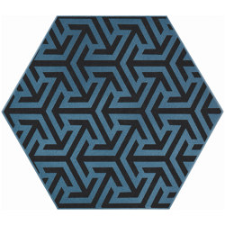 Exa16 Pattern W316 2 Nero | Ceramic tiles | Acquario Due