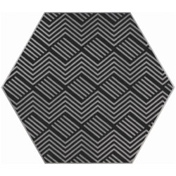 Exa16 Pattern W350 3 Nero | Ceramic tiles | Acquario Due