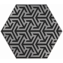 Exa16 Pattern W350 2 Nero | Ceramic tiles | Acquario Due