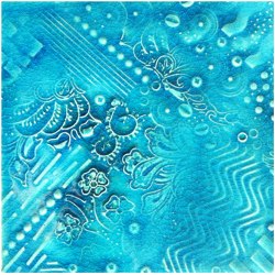 Impronte 20x20 - Imp1R VA913 azzurro | Ceramic tiles | Acquario Due