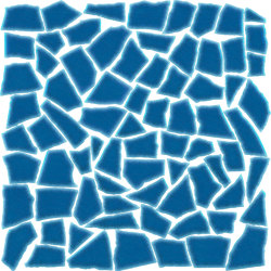 Opus 3-6cm 30x30 Lucida A32 Blu Elettrico | Ceramic tiles | Acquario Due