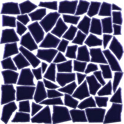 Opus 3-6cm 30x30 Lucida A33 Blu Notte | Ceramic tiles | Acquario Due
