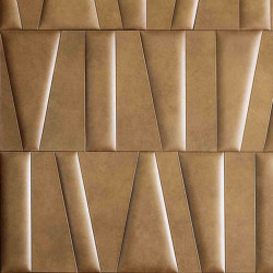 FRAMMENTI Caramel | Leather tiles | Studioart
