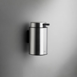 Reframe Collection I Soap dispenser, wallmounted I Brushed steel | Bathroom accessories | Unidrain