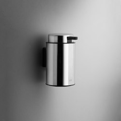 Reframe Collection I Soap dispenser, wallmounted I Polished steel | Soap dispensers | Unidrain