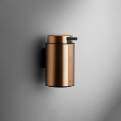 Reframe Collection I Soap dispenser, wallmounted I Copper | Soap dispensers | Unidrain
