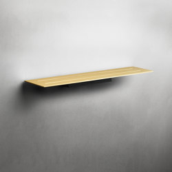 Reframe Collection I Soap shelf I Brass | Tablettes / Supports tablettes | Unidrain