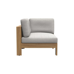 Matisse Teak Module Corner | Modular seating elements | JANUS et Cie