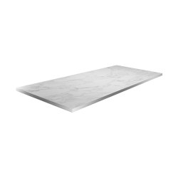 M-Line | Countertop for Vanity Units Arabescato | Natural stone panels | BAGNODESIGN