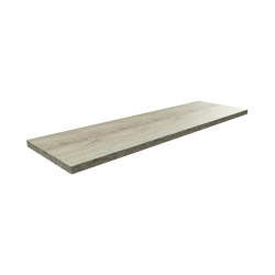 M-Line | Countertop Shelf Sand Grey | Wood panels | BAGNODESIGN