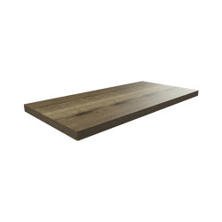 M-Line | Countertop Shelf Tobacco Oak | Wood panels | BAGNODESIGN