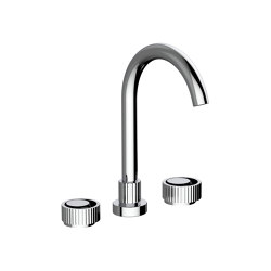 Orology | 3 Hole Basin Mixer Without Waste | Grifería para lavabos | BAGNODESIGN