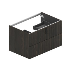 Orology | Wall Mounted Double Drawer Vanity Unit | Mobili lavabo | BAGNODESIGN