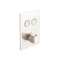 Toko | Square 2 Outlet Thermostatic Shower Mixer | Robinetterie de douche | BAGNODESIGN