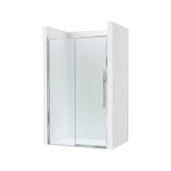 Brisa | L2 shower screen | Polished Silver | Shower screens | Roca