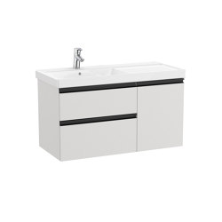 Domi | Vanity unit | Artic grey | Bathroom furniture | Roca