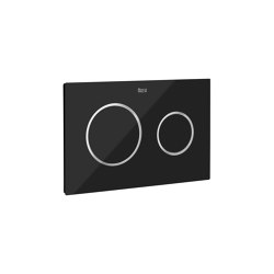 In-Wall | PL10 | Black with glass | Flushes | Roca