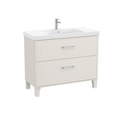 Romea | Vanity unit | White matt | Mobili lavabo | Roca