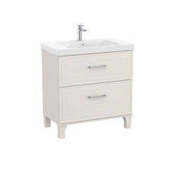 Romea | Vanity unit | White matt | Mobili lavabo | Roca