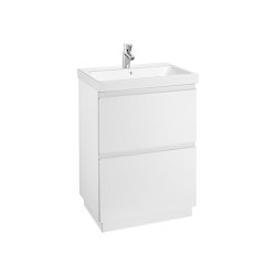 Lander | Vanity unit | Gloss white | Mobili lavabo | Roca