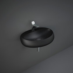 RAK-CLOUD | Wall-mounted washbasin | Matt Black | Lavabos | RAK Ceramics
